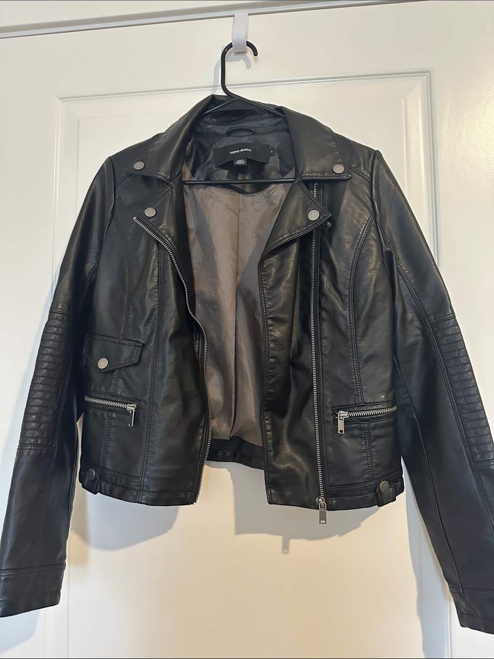 Vero Moda Black Faux Leather Jacket